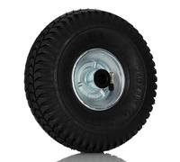 RS PRO Rueda para carrito de coche, color negro, mate, neumática, 200 kg, amortigua los golpes, diámetro 260 mm, ancho 85 mm