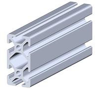 RS PRO Serie 2 Perfil de aluminio de 20 x 40 mm, ranura de 6 ranuras de 5 mm, longitud de 2000 mm