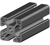 RS PRO Serie 2 Perfil de aluminio de 40 x 40 mm, ranura de 4 ranuras de 8 mm, longitud de 3000 mm