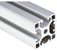RS PRO Serie 2 Perfil de aluminio de 40 x 40 mm, ranura doble de 8 mm, longitud de 2000 mm