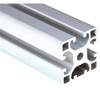 RS PRO Serie 2 Perfil de aluminio de 40 x 40 mm, ranura triple de 8 mm, longitud de 2000 mm