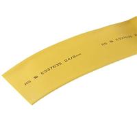 RS PRO Tubo termorretráctil de poliolefina amarillo, diámetro de 24 mm, tasa de contracción 3:1, longitud 3 m, rollo de 3 metros