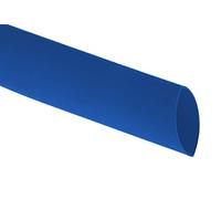 RS PRO Tubo termorretráctil de poliolefina azul, diámetro de 25,4 mm, tasa de contracción 2:1, longitud 1,2 m