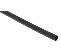 RS PRO Tubo termorretráctil de poliolefina negra, diámetro de 4,8 mm, tasa de contracción 2:1, longitud 1,2 m, paquete de 5 unidades