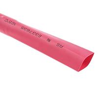RS PRO Tubo termorretráctil de poliolefina rojo, diámetro de 25,4 mm, tasa de contracción 2:1, longitud 3 m, rollo de 3 metros