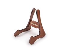 RS WO 20801 Wood - Soporte para guitarra acústica y bajo, color marrón oscuro