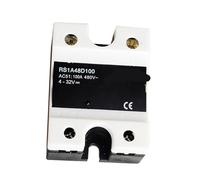 RS1A48D100 100A 220V SSR Solid State Relay,5V 12V 24V 32V Input Triac Output 42-530V AC,Voltage Control Relay Switch Module Controls Relays
