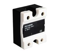 RS1A48D80 80A 220V SSR Solid State Relay,5V 12V 24V 32V Input Output 42-530V AC,Voltage Control Relay Switch Module Control Relays