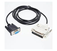 RS232 DB9 9PIN Hembra a DB25 D-SUB25PIN Macho Adaptador Cable de módem nulo for Sharp X68000 X68K comunicado con PC(5M)