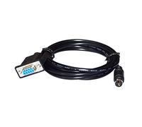 RS232 DB9 D-Sub 9 Pin A M~ni DIN 6PIN MD6 Cable DE COMUNICACIÓN PROGRAMACIÓN PLC Compatible with LS LG XGB-XBC XGK XEC A PC Control(5M)
