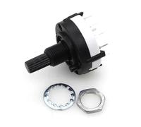 RS26 Rotary Band Switch 1 Pole 12 Position / 2 6 Postition 4 3 Axis 1Pcs(4 Pole 3)