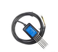 RS485 Sensor de pH del suelo con control de humedad de temperatura y conductividad de doble función para investigación de campo (D)