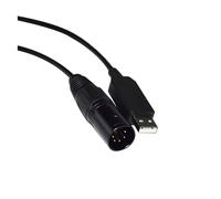 RS485 USB A DMX512 XLR 5PIN 5P Hembra/Macho DMXCONTROL Freestyler ARTNET QLC+ Magic Q A KABLE Controlador DE Etapa(3m,5P XLR Mail B)
