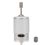 RS550 12 V Micromotor Motor Calefacción Piezas Accesorios Motores Alta Velocidad para Juguetes Eléctricos Coche Niños Motocicleta con 2 Piezas Cabeza de Dientes [550-15000]
