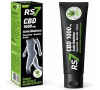 RS7 CBD 1000 mg Crema de Masaje Reconfortante | Ácido Maslínico 370mg + Capsaicina + Boswellia + Árnica | Alivio del Dolor Muscular y Articular | 96% Ingredientes Naturales | 75ml