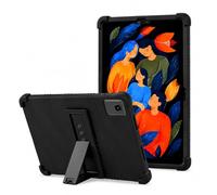 RSAquar Funda de Silicona para Lenovo Tab K12 de 12.1 Pulgadas | Lenovo Idea Tab Plus, Funda Protectora Antigolpes con Soporte Plegable, Ligera, Negra