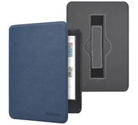 RSAquar Funda para Kobo Clara Colour | BW | 2E, Tolino Shine Colour/Shine 5/4 de 6" con Correa de Mano, Carcasa Ligera Cubierta con Auto Activación/Reposo e-Reader, Azul