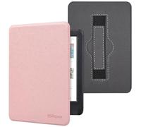 RSAquar Funda para Kobo Clara Colour | BW | 2E, Tolino Shine Colour/Shine 5/4 de 6" con Correa de Mano, Carcasa Ligera Cubierta con Auto Activación/Reposo e-Reader, Oro Rosa