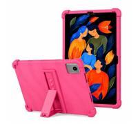RSAquar Funda para Lenovo Tab K12 y Lenovo Idea Tab Plus, Rojo | Para Tableta de 12.1 Pulgadas, Silicona Resistente, Protección Antigolpes, Soporte Plegable, Diseño Ligero