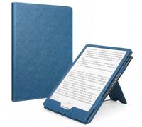 RSAquar Funda para Pocketbook InkPad One 10,3 Pulgadas PB1030 2026, Azul | Funda de Cuero Sintético PU, Reposo y Activación Automáticos, Correa de Mano, Portalápiz y Soporte Plegable