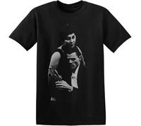 RSBADJEUF Chet Baker T Shirt Graphic Print Cool Jazz Mic Retro Band Tees 4 A 017 Short Sleeve Mens Formal Shirts Black