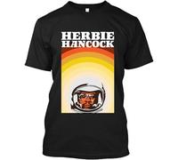RSBADJEUF NWT Herbie Hancock American Pianist Keyboardist Bandleader Music T-Shirt S-3XL BlackOne Size Mens