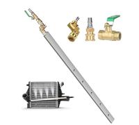 RSBFER Varilla de Limpieza para radiador de Coche, Herramienta de Acero Inoxidable para Agua y Aire con acoplador rápido de 1/4'' para Coches, Camiones,80cm/31.5in