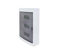 RSE Caja de distribución de superficie con ventana IP40 IK10 3 filas 36 módulos/PLE (unidades de espacio)