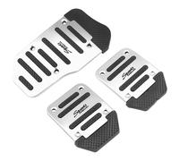 RSEHB Funda Pedal Coche,Kit Pedales Coche,para Alfa Romeo Giulietta 2010-2021,Funda Pedal Antideslizantes,Funda Pedal Piezas Repuesto Coche,Accesorios Coche,D-Manualtransmission Silver