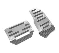 RSEHB Funda Pedal Coche,Kit Pedales Coche,para Cadillac XT5 2016-2025,Funda Pedal Antideslizantes,Funda Pedal Piezas Repuesto Coche,Accesorios Coche,E-Automatic Silver