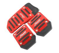 RSEHB Funda Pedal Coche,Kit Pedales Coche,para Civic 2019-2024,Funda Pedal Antideslizantes,Funda Pedal Piezas Repuesto Coche,Accesorios Coche,D-Manualtransmission Red