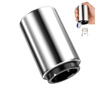 Rseuphiee Abrebotellas Automático, Abridor de Botellas Cerveza, Abrebotellas Magnético de Acero Inoxidable, Abrebotellas Push up Cerveza Abridor, Abridores Tapas para Varias Tapas Botellas