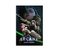 RSFUUIE Póster Arcane League of LegendsPoster lienzo pintura al óleo pintor de pared álbum de música para el hogar, pintura de celebridades, arte decorativo clásico para pared, estilo sin marco, 1112