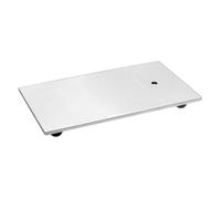 RSG Placa de trípode de acero inoxidable con rosca M10, 4 patas ajustables, 250 mm de longitud, 142 mm de ancho, peso de 1670 g