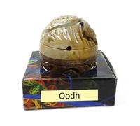 RSGM Oodh - Perfume sólido de 8 g en tarro grande de piedra tallada a mano