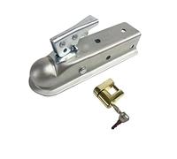 RSGXLFQZVAK Enganche de Remolque, Remolque 2 "x 2" 3500 Lbs Acoplador de Remolque del Acoplamiento la Bola Enganche Lengua Recta RV Accesorios caravanas Piezas(Bianco)