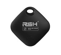 RSH Android Tag Bluetooth Tracker, Autorizado por Google, Key Finder, Luggage Tracker, Localizador de Objetos Compatible con Google Localizador App, Smart Tracker, Negro(1Pack)