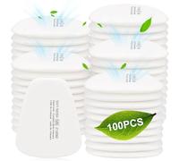 RSHEEL 100 filtros de algodón para respirador 5N11, cartuchos de filtro 6001 para filtro de partículas de respirador para uso con máscara respiradora serie 6200, 6502, 6800, 7502 contra partículas,