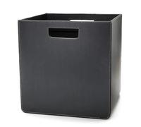 Ørskov Cesto de almacenaje Ørskov negro con puntadas blancas