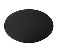 Ørskov Mantel individual de cuero Ørskov ovalado 47x34 cm negro