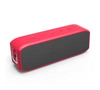 Rsmmpqa Mini altavoz Bluetooth portátil TWS HiFi Sport Music Sound Box Wireless Super Bass Stereo Barra de sonido impermeable (Color: Azul) (Rojo)