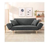 Rsmmpqa Sofá cama plegable nórdico de alta gama, fácil de montar, sofá cama para dormitorios (color: A) (E)