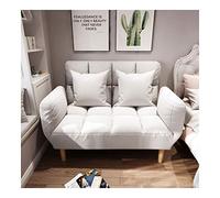 Rsmmpqa Sofá cama plegable nórdico de gama alta, sofá reclinable suave futón, sofá cama para dormitorios (Color: C) (C)