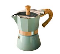 Rsoamy Máquina de café, cafetera Italiana de Filtro Moka Espresso de Aluminio (3 Tazas, 150 ml)