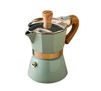 Rsoamy Máquina de café, cafetera Italiana de Filtro Moka Espresso de Aluminio (6 Tazas, 300 ml)