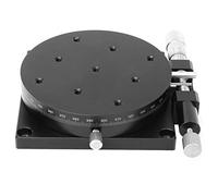 RSP90L Plataforma de desplazamiento de recorte de ejes R Mesa deslizante de sintonización de etapa lineal manual φ90 mm Posicionamiento de precisión para medición óptica