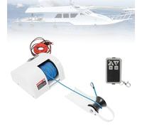 RSPPPJQ Cabrestante de Ancla eléctrico, 45 Libras, 12 V, Kit de molinete de Ancla for Barco de Agua Salada con Control Remoto inalámbrico for anclar y soltar Barcos de Pesca, embarcaciones