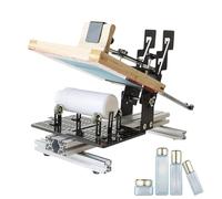 RSQQL Impresora de Pantalla cilíndrica Manual Profesional for Botellas, Tazas y Tazas, con área gráfica de 200 * 250 mm, Ideal for artículos de 270 mm de diámetro