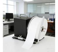 RSQQL Máquina rebobinadora automática de Etiquetas con tamaño de núcleo de 1-3",Velocidad Ajustable,rebobinado bidireccional,máquina de Rodillo de Etiquetas de 180 mm,Sincronizada con la Impresora