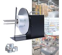 RSQQL Rebobinador automático de Etiquetas,Rebobinador de Etiquetas bidireccional R7,Núcleo Interno de 1-3 Pulgadas,Velocidad Ajustable 0-8 Pulgadas/s